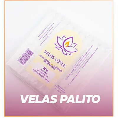 Velas Palito — foto oficial Lótus