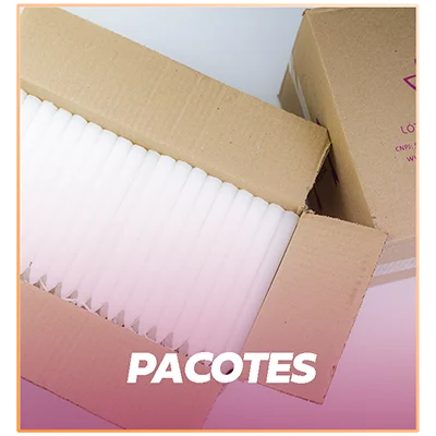 Pacotes e caixas — foto oficial Lótus